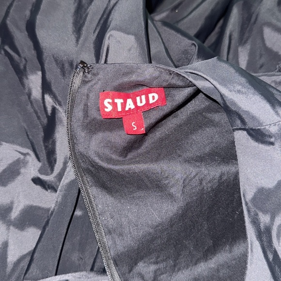 NEW STAUD Calypso cutout midi black Dress Size S - Picture 5 of 11